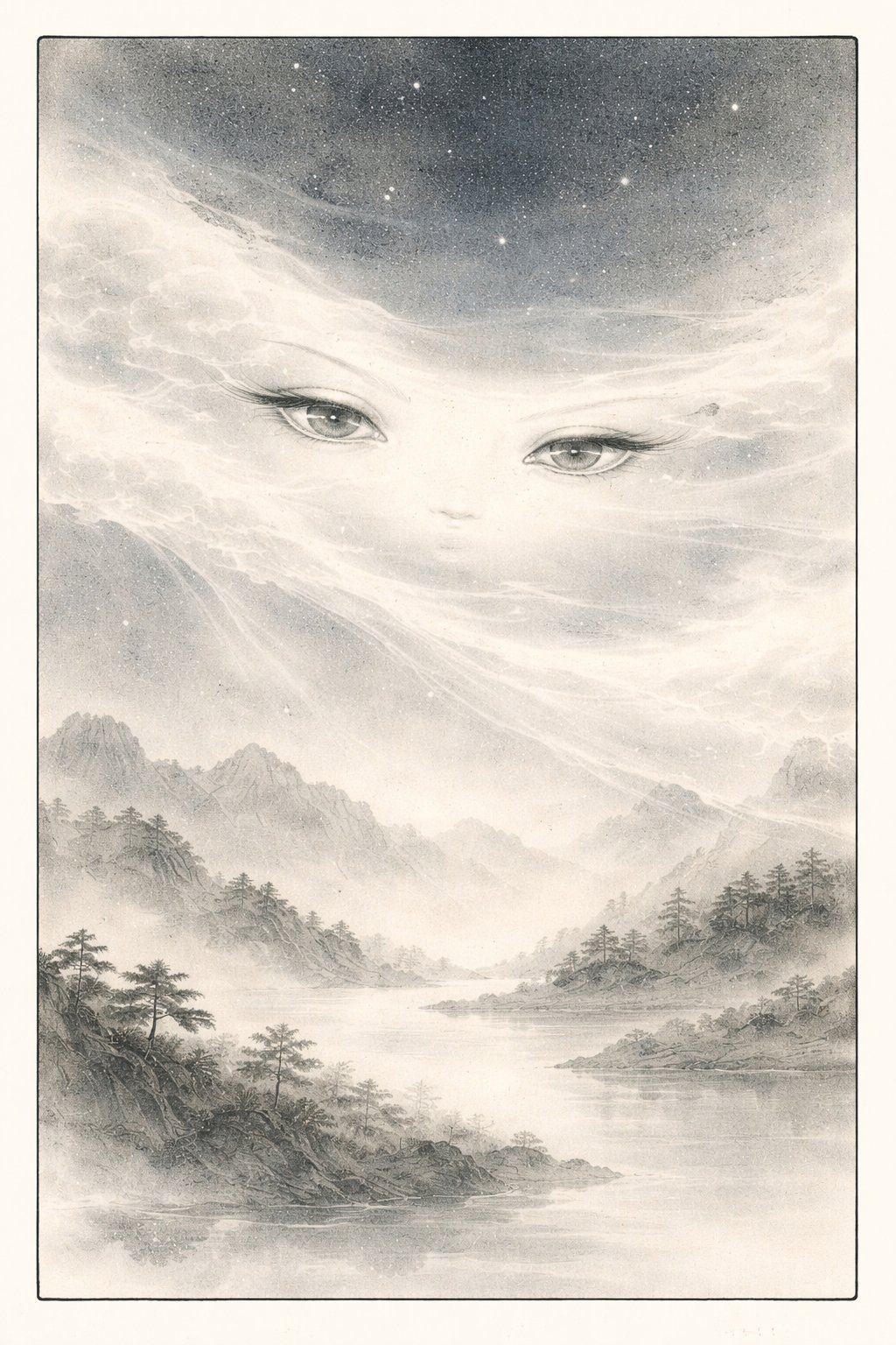 タイキ — 水墨画風の風