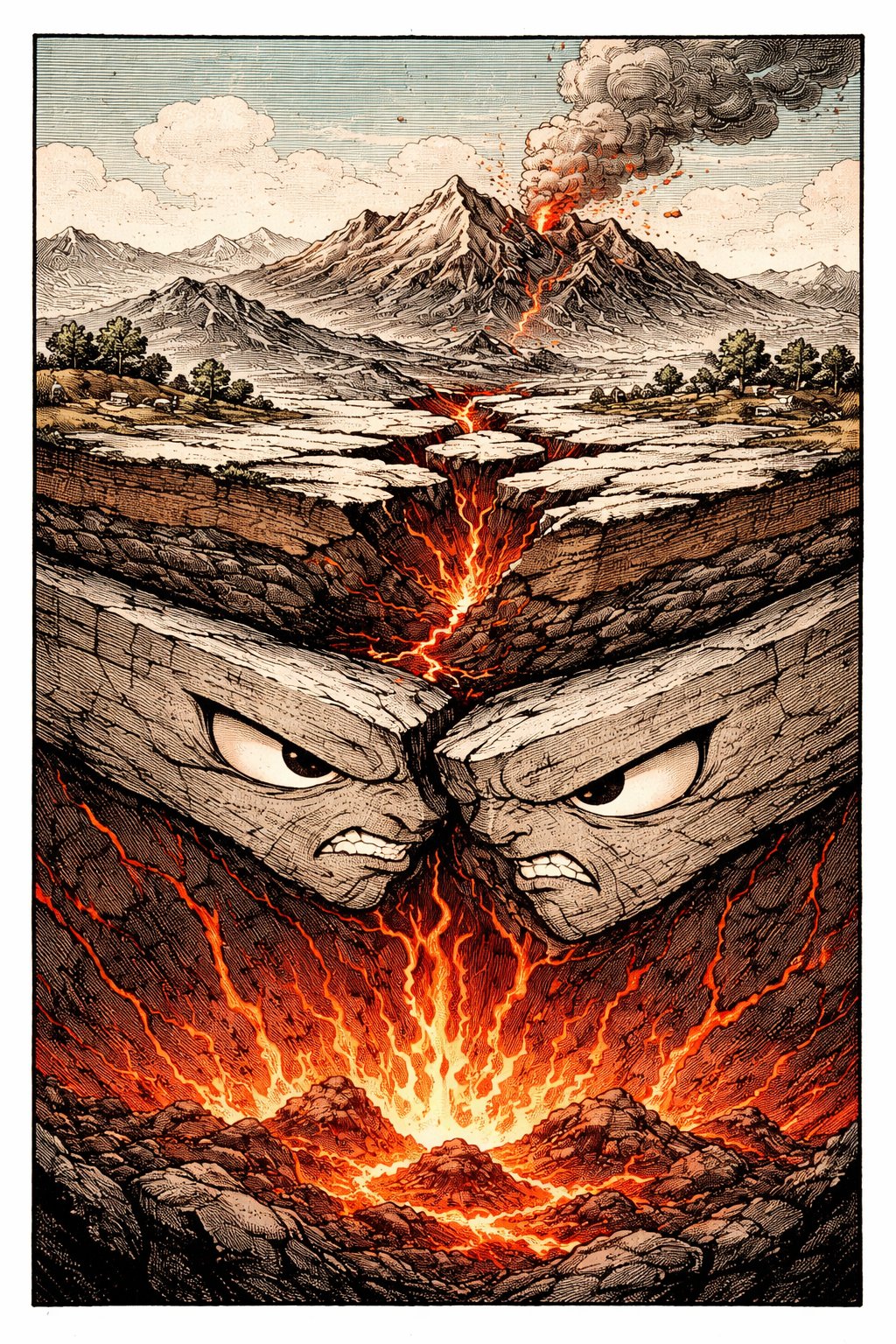 プレート先輩 — 地殻変動