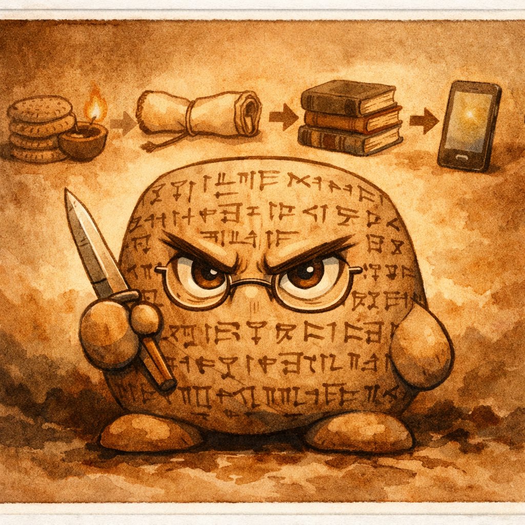 モジさん — 楔形文字の粘土板