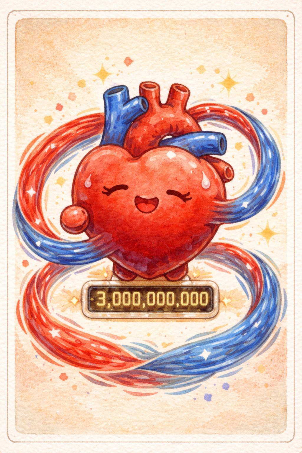 ハートちゃん — 30億回カウンター